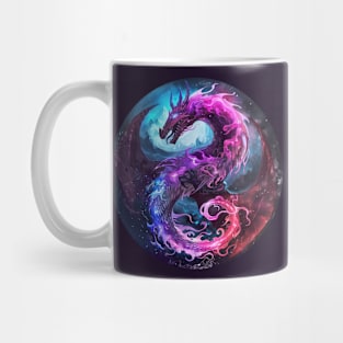 Lunar Guardian: Moonlit Dragon Crest Mug